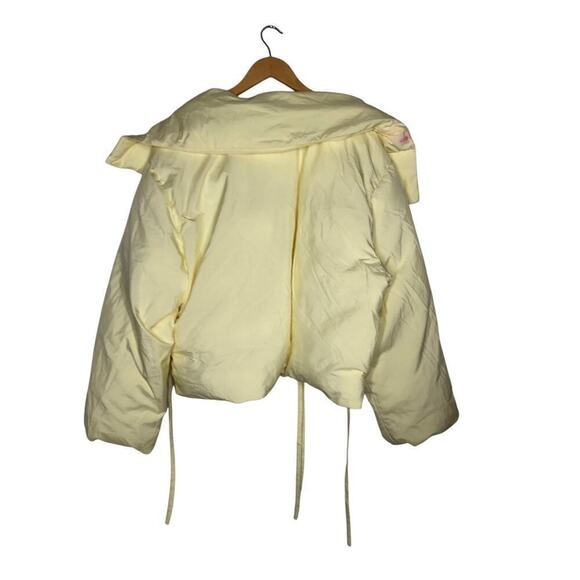 3.1 Phillip Lim Duvet Puffer Jacket Insulated Outdoor Winter Pastel Yellow M - Picture 5 of 11